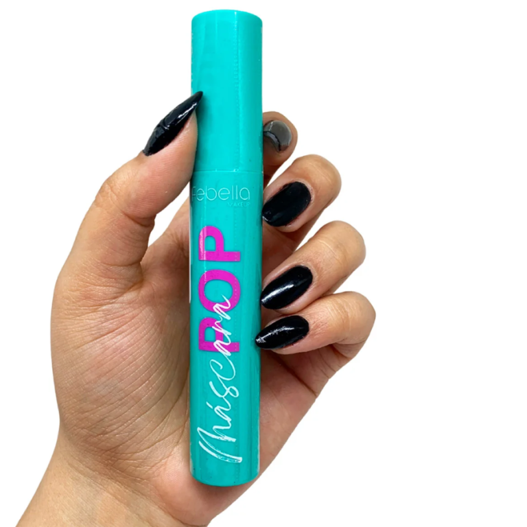 MÁSCARA DE CÍLIOS POP SEPARADOS E DEFINIDOS 12ML FEBELLA BOX VERDE COM 12 UN