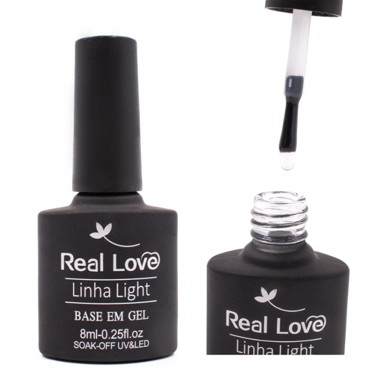 BASE EM GEL LINHA LIGHT REAL LOVE 8 ML