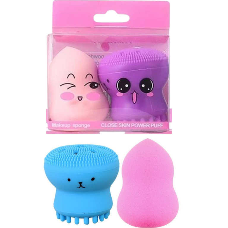 KIT CAIXA ESPONJA ONDULADA COM ESFOLIANTE POLVO