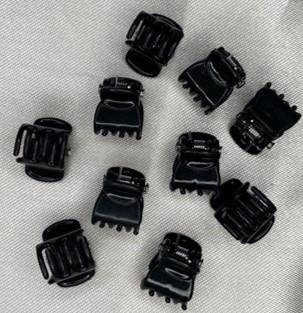 CARTELA PIRANHA MINI PRETA COM 12 KITS