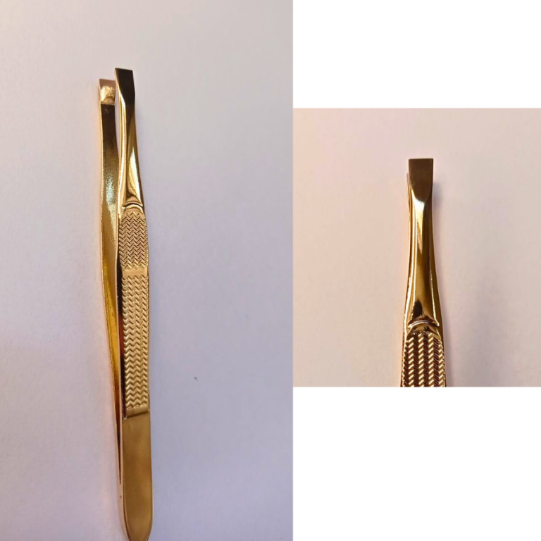 PINÇA SOLINGEN DOURADA PONTA RETA