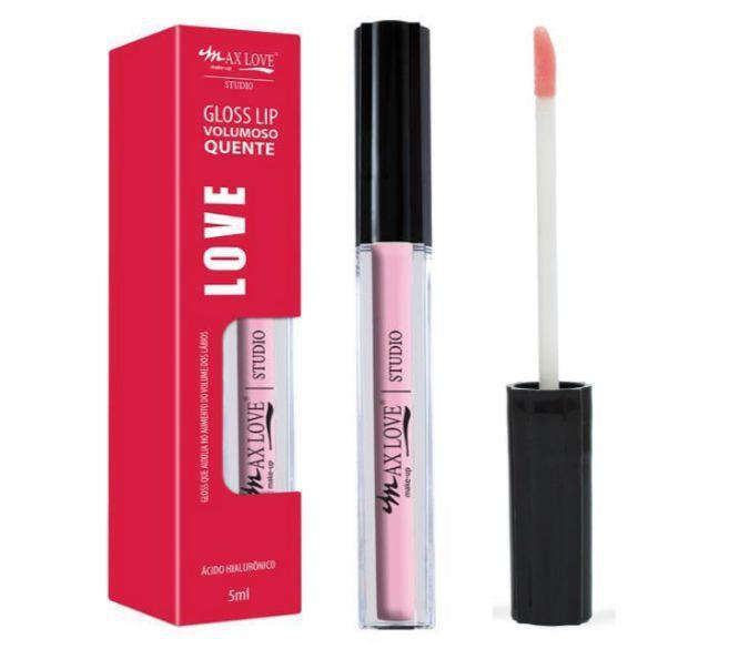 LIP GLOSS VOLUMOSO QUENTE COR 152 MAX LOVE BOX COM 32 UN