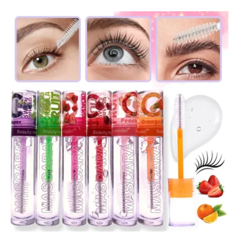 MÁSCARA DE CÍLIOS INCOLOR CHEIRO DE FRUTAS BOX COM 24 UN