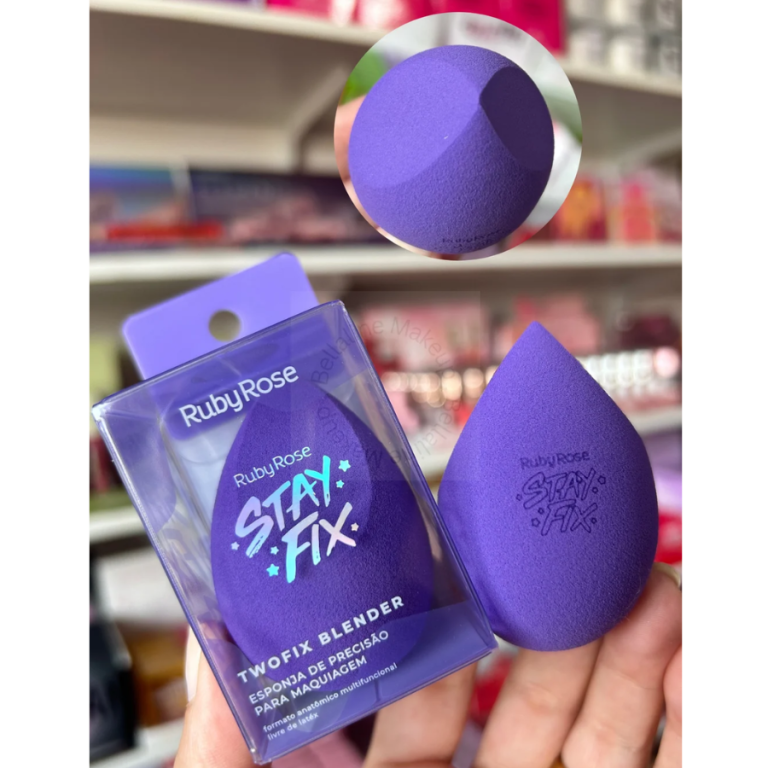 ESPONJA STAY FIX TWOFIX BLENDER RUBY ROSE BOX COM 12 UN
