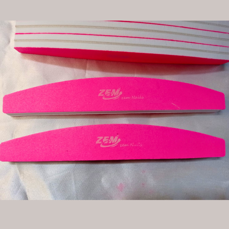 PACOTE LIXA COLORIDA CURVA RETA ZEM COM 10 UN