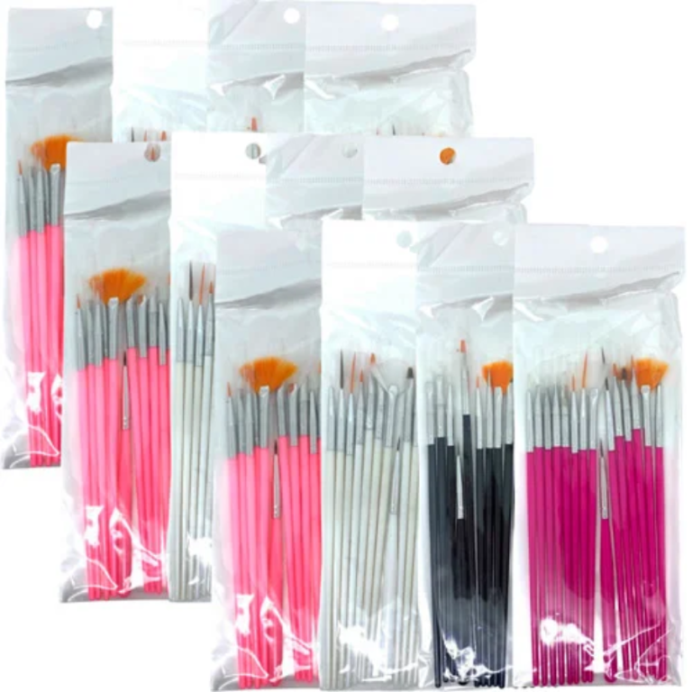 KIT PINCÉIS COM 15 VARIADOS PARA UNHA