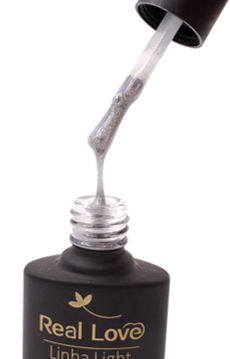 TOP COAT LINHA LIGHT OLHO DE GATO REAL LOVE 8 ML