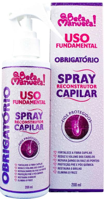 SPRAY RECONTRUTOR CAPILAR BELA MANUELLA 200ML
