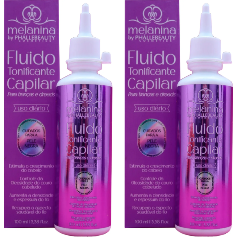 FLUIDO TONIFICANTE CAPILAR PARA TRANÇAS E DREADS PHALLEBEAUTY 100ML