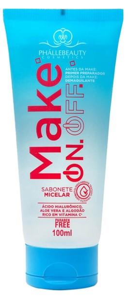 SABONETE MAKE OFF MICELAR PHALLEBEAUTY BOX COM 12 UN