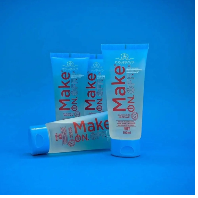 SABONETE MAKE OFF MICELAR PHALLEBEAUTY BOX COM 12 UN