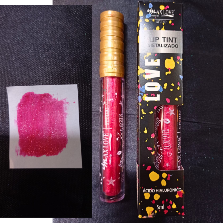 LIP TINT METALIZADO COR 533 MAX LOVE BOX COM 32 UN