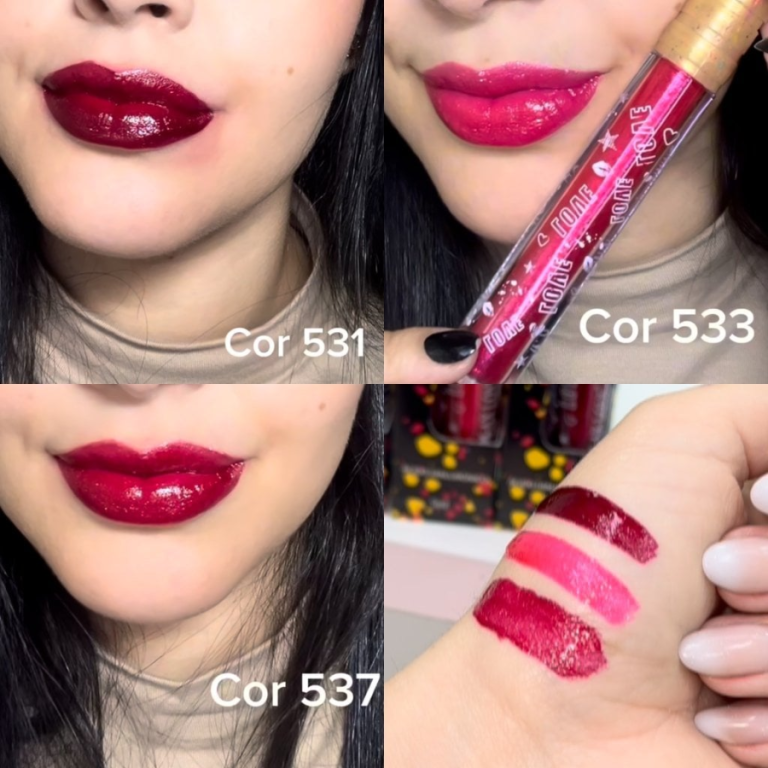 LIP TINT METALIZADO COR 536 MAX LOVE BOX COM 32 UN