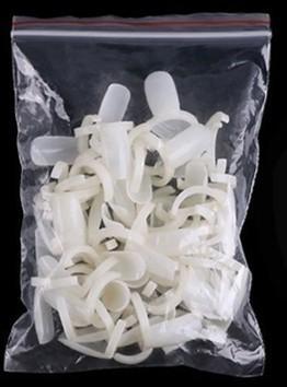 PACOTE DE ANEL BRANCO EXPOSITOR PARA ESMALTES COM 50 UN