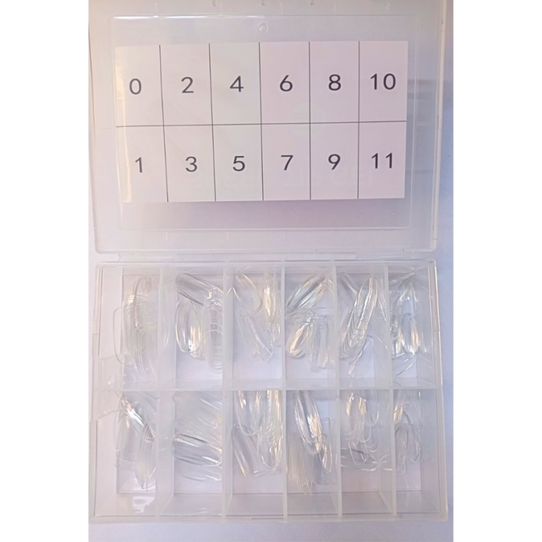 CARTELA DE UNHA FLEXÍVEL POSTIÇA SPEED TIP GEL ALMOND SHOYYI COM 240 UN