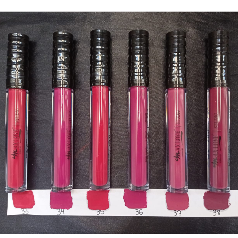 BATOM LÍQUIDO MATTE 24 HORAS 33 AO 38 MAX LOVE BOX COM 48 UN