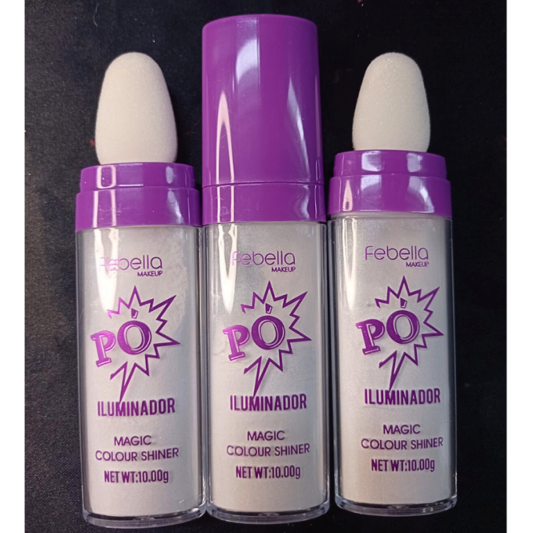 ILUMINADOR EM PÓ COM APLICADOR MAGIC FEBELLA BOX COM 12 UN