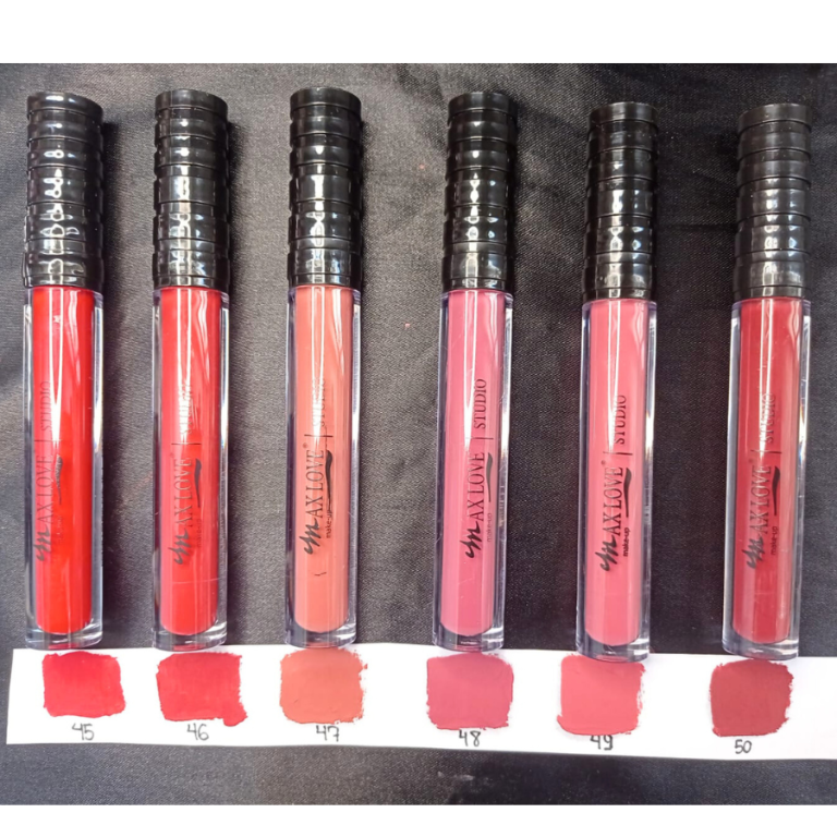 BATOM LÍQUIDO MATTE 24 HORAS 45 AO 50 MAX LOVE BOX COM 48 UN