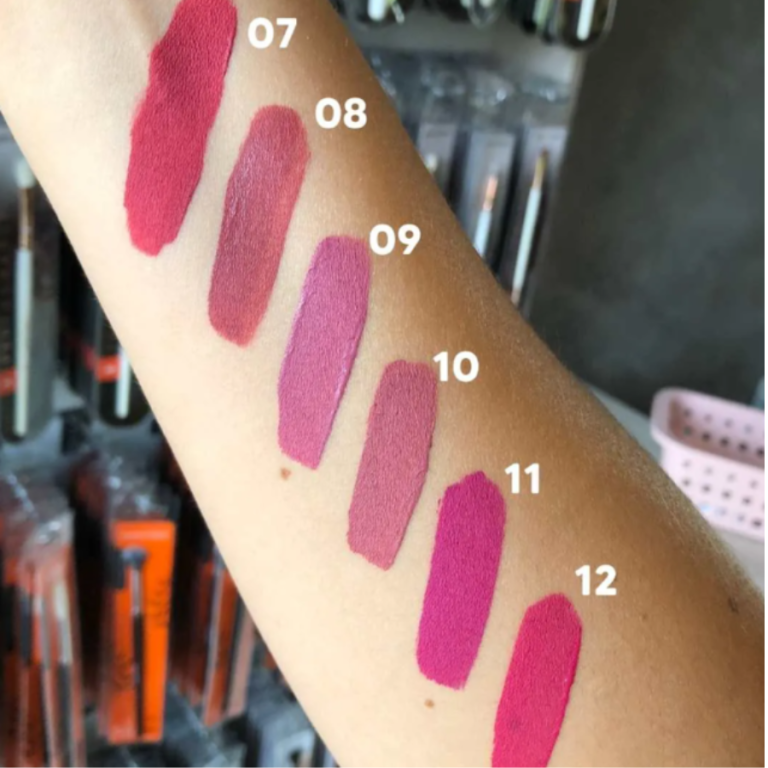 BATOM LÍQUIDO MATTE 24 HORAS NUDE 07 AO 12 MAX LOVE BOX COM 48 UN