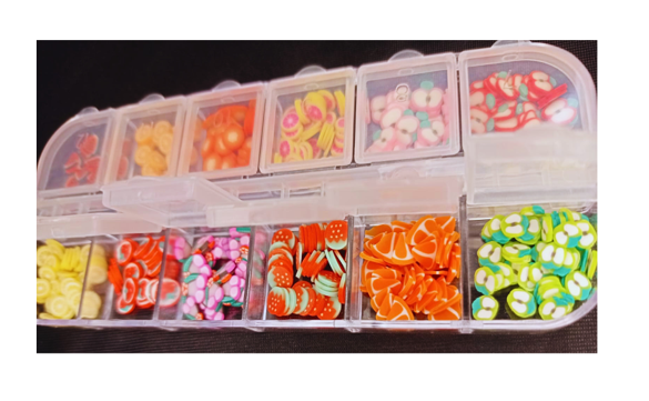 ENFEITE DE UNHA FRUTAS