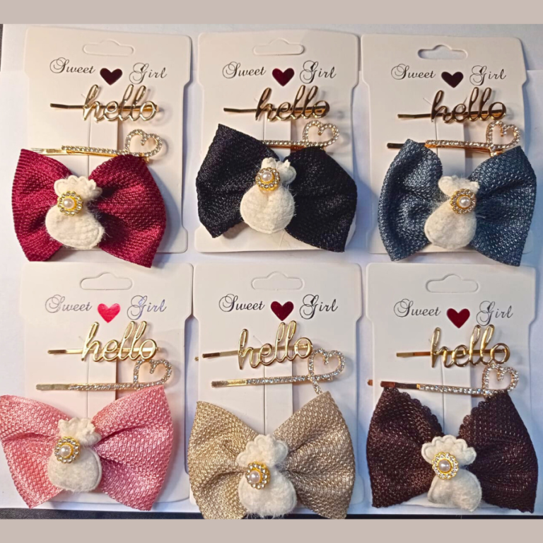 KIT COM 3 PEÇAS PRESILHA LAÇO TAMANHO:6CM