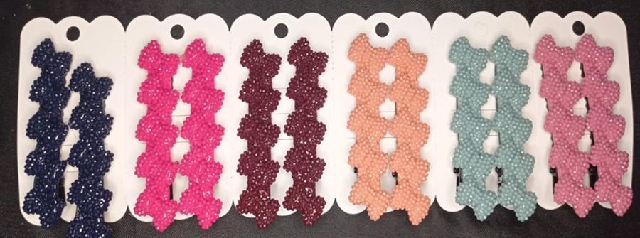 KIT BICO DE PATO DUPLO METAL LACINHO 6,5 CM