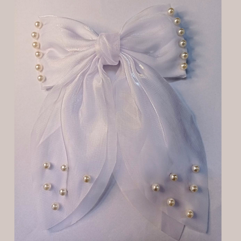 LAÇO GRANDE PRESILHA PÉROLA 16 X 12 CM