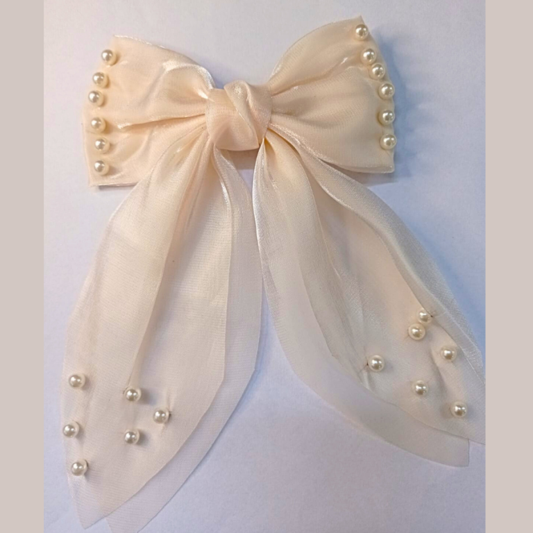 LAÇO GRANDE PRESILHA PÉROLA 16 X 12 CM