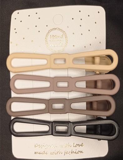 KIT COM 4 BICO DE PATO METAL 8 CM