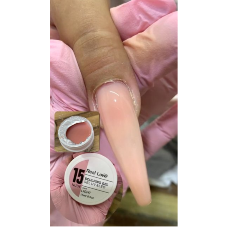 GEL SCULPING REAL LOVE 15 ML NUDE 15
