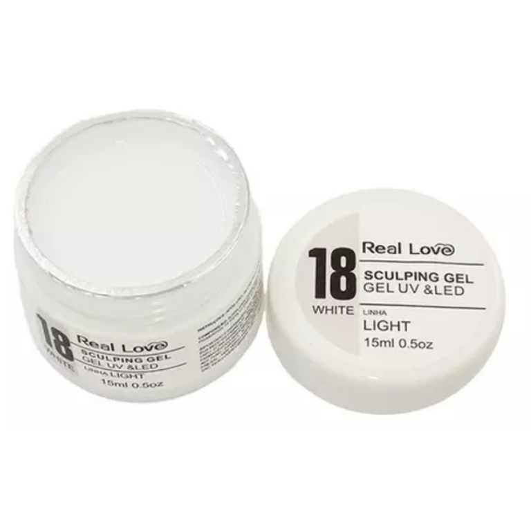 GEL SCULPING REAL LOVE 15 ML WHITE 18