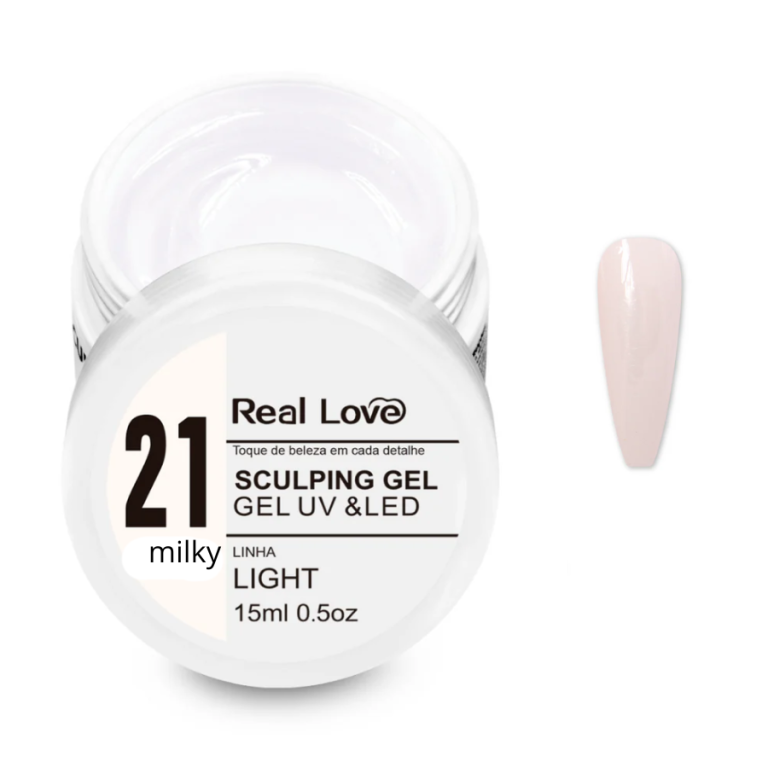 GEL SCULPING REAL LOVE 15 ML MILKY 21