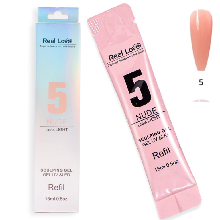 REFIL GEL SCULPING REAL LOVE 15 ML NUDE 05