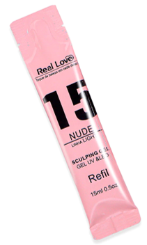 REFIL GEL SCULPING REAL LOVE 15 ML NUDE 15