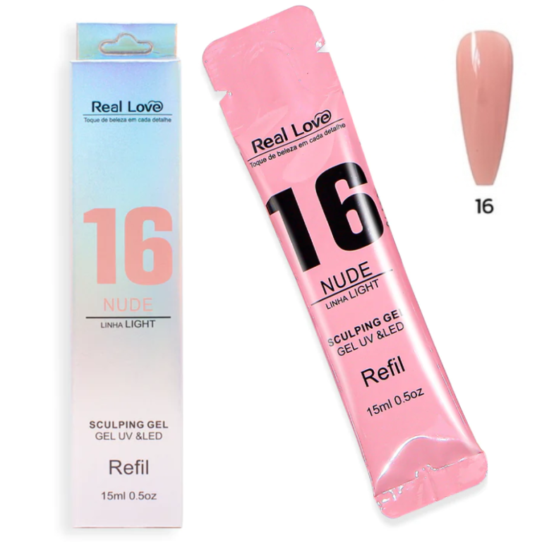 REFIL GEL SCULPING REAL LOVE 15 ML NUDE 16