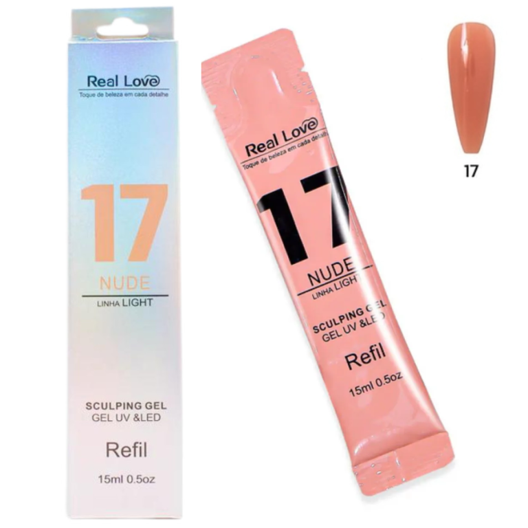 REFIL GEL SCULPING REAL LOVE 15 ML NUDE 17