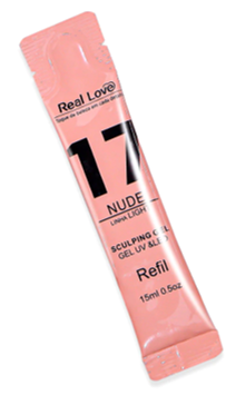 REFIL GEL SCULPING REAL LOVE 15 ML NUDE 17