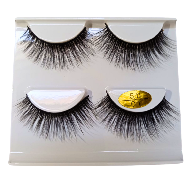 CARTELA CÍLIOS POSTIÇOS 5D 2 PARES N07 MEY