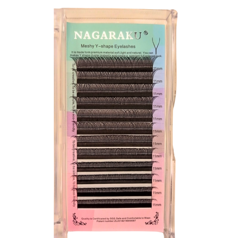 CARTELA DE CÍLIOS FIO A FIO 0.07C 11MM NAGARAKU