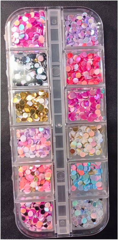 ENFEITE DE UNHA CÍRCULO