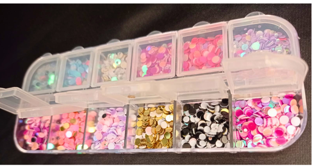 ENFEITE DE UNHA CÍRCULO