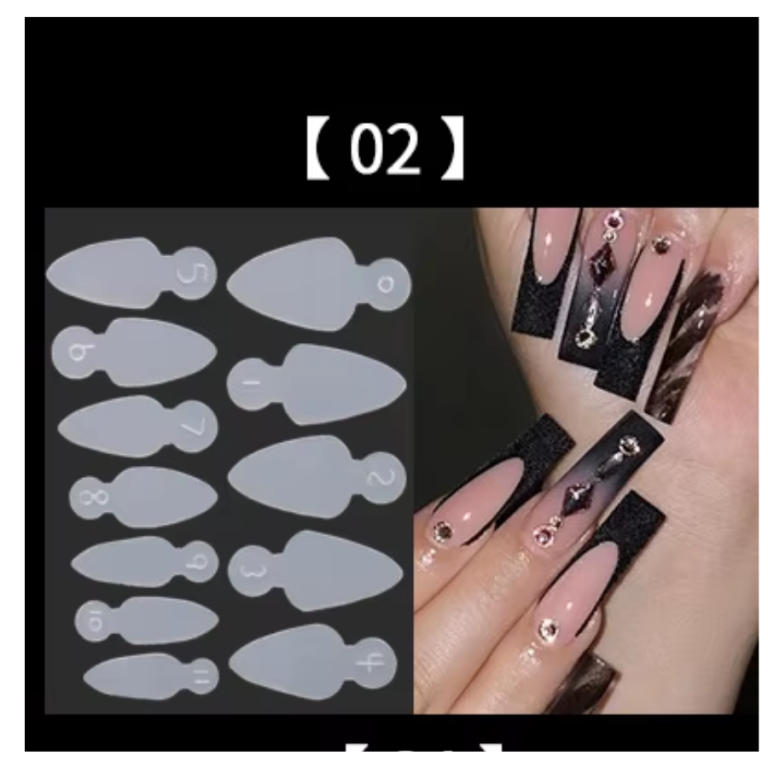 ADESIVO DE UNHA FORMA DUPLA SILICONE 60 UN