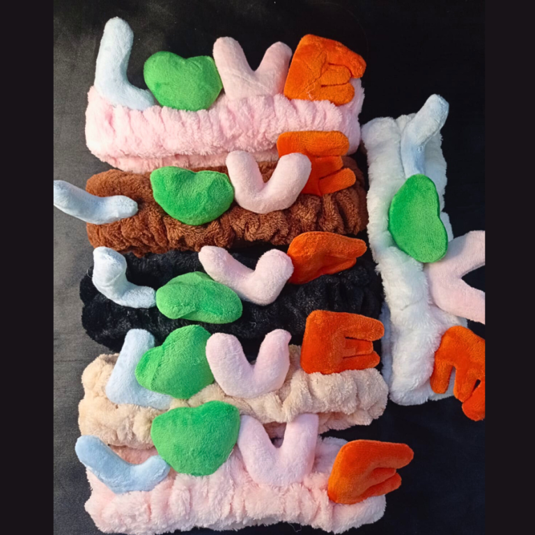 FAIXA DE CABELO LOVE BOX COM 12UN