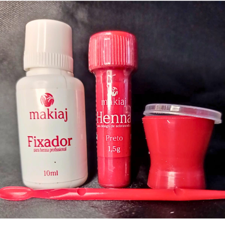 HENNA PARA SOBRANCELHA PROFISSIONAL PRETO MAKIAJ