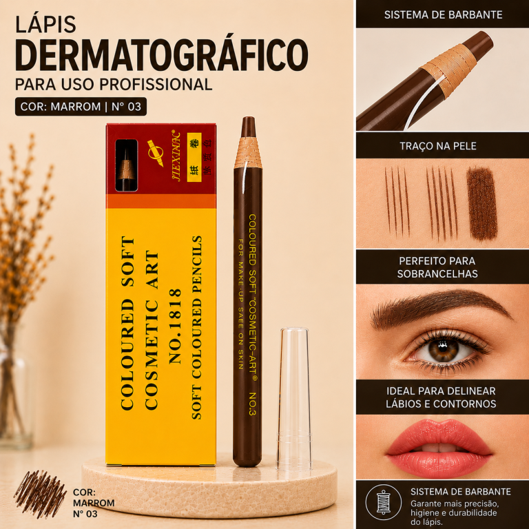 LÁPIS DERMATOGRÁFICO MARROM 03