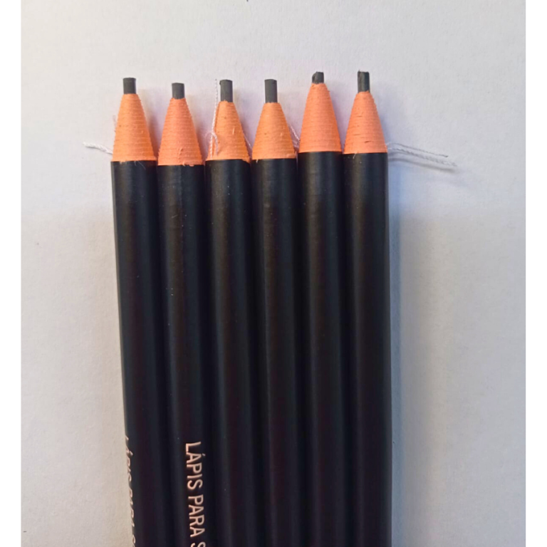 LÁPIS DERMATOGRÁFICO EXTREMAMENTE FINO 2MM PRETO DAFU