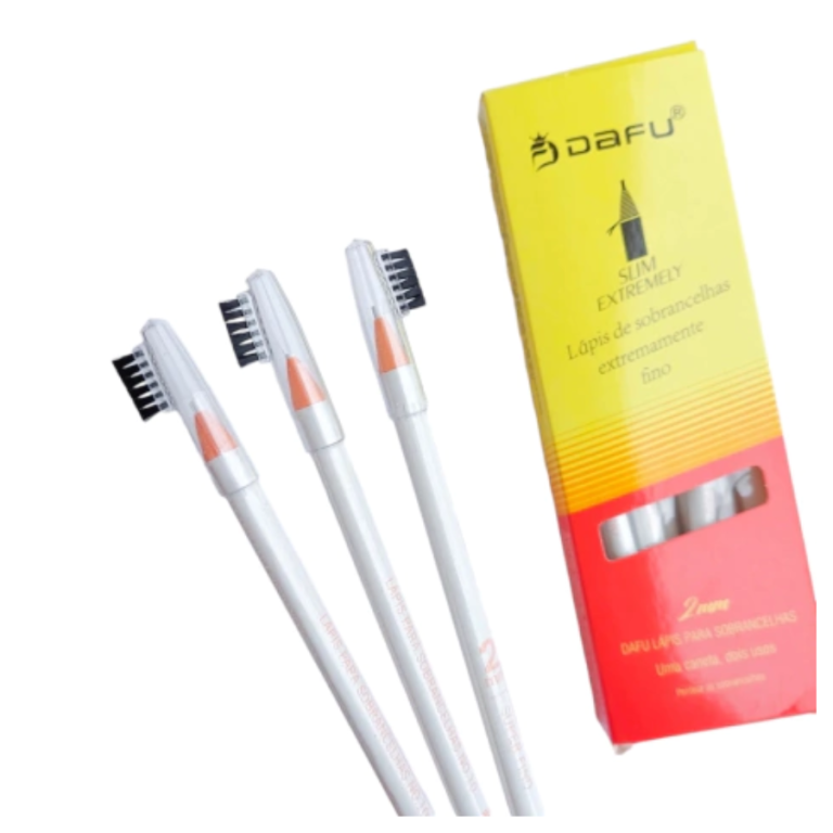 LÁPIS DERMATOGRÁFICO EXTREMAMENTE FINO 2MM BRANCO DAFU