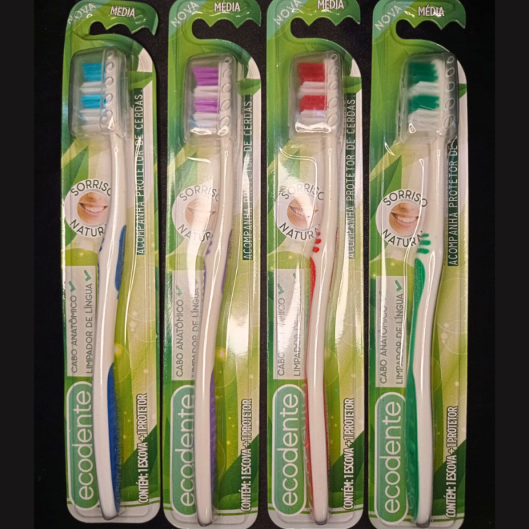 ESCOVA DE DENTE ECODENTE MACIA