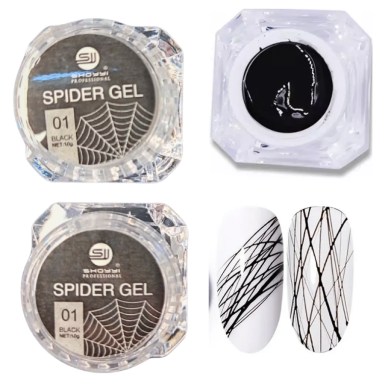 GEL SPIDER(TEIA DE ARANHA) BLACK SHOYYI 10G