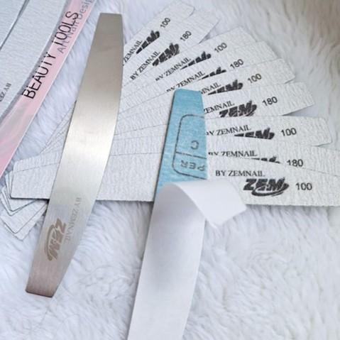 KIT PLACA DE METAL PARA LIXA MAIS 10 REFIS ADESIVOS N100